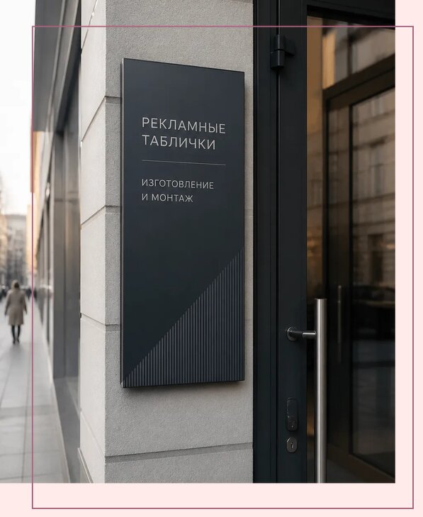 Рекламные таблички в Нефтекамске по цене от 4621 р. | Аванза-Нтк