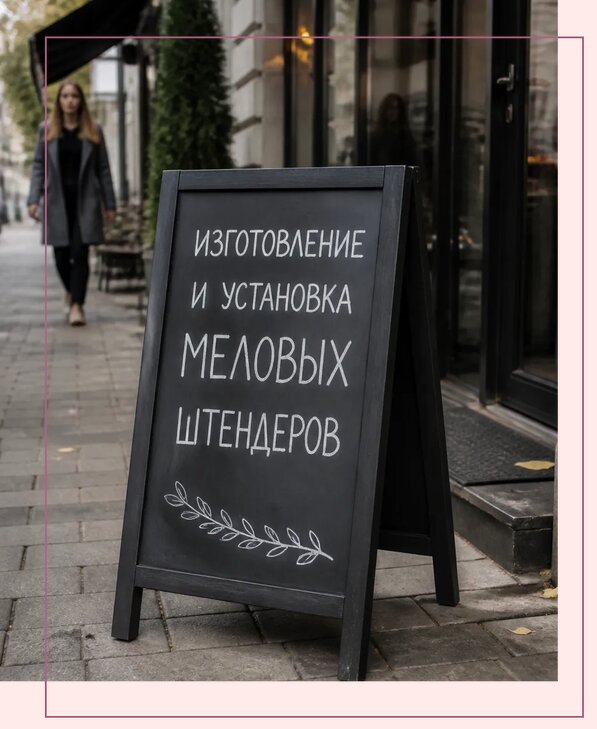 Меловые штендеры в Нефтекамске по цене от 6674 р. | Аванза-Нтк